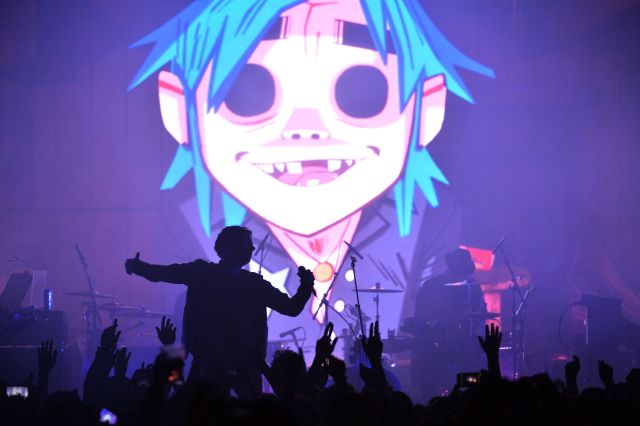 Z koncertu Gorillaz.