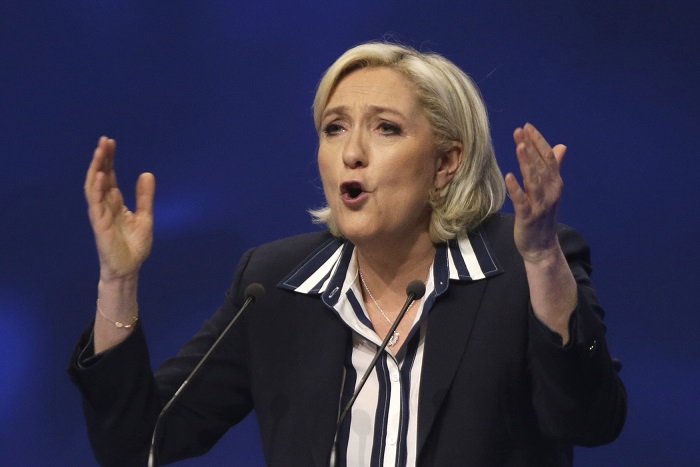 Kandidátka Marine Le Penová.