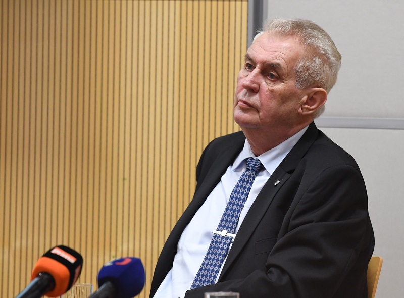 Prezident Miloš Zeman.