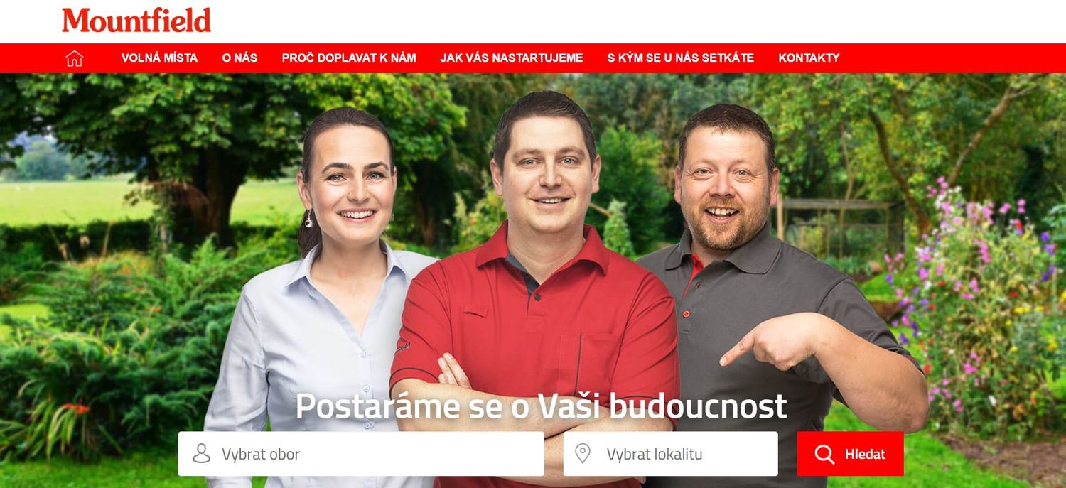 Nový web Mountfieldu.