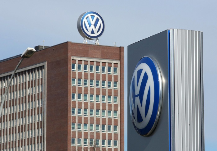 Logo německé automobilky Volkswagen. Logo německé automobilky Volkswagen.