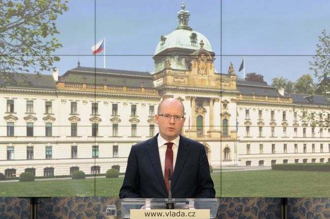 Premiér Bohuslav Sobotka.