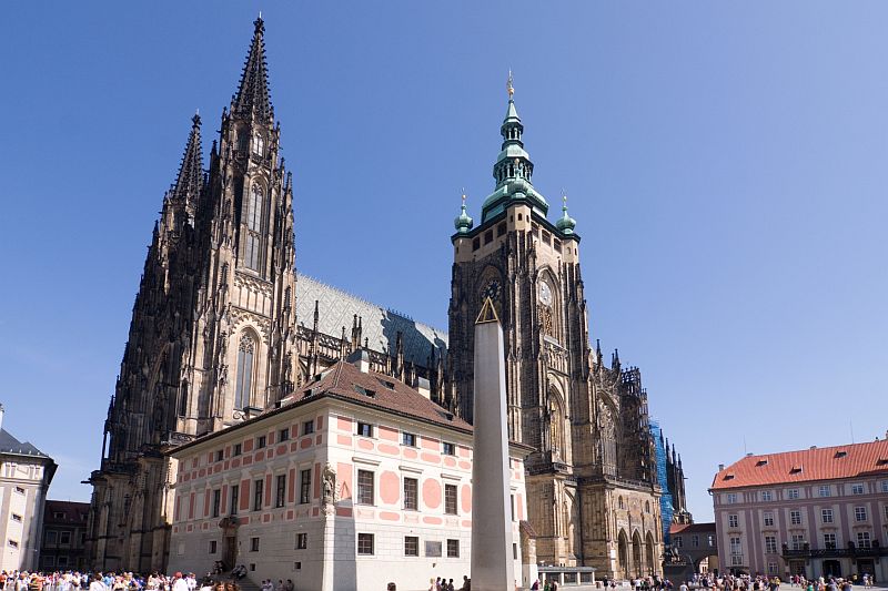 Katedrála sv. Víta na Pražském hradě.