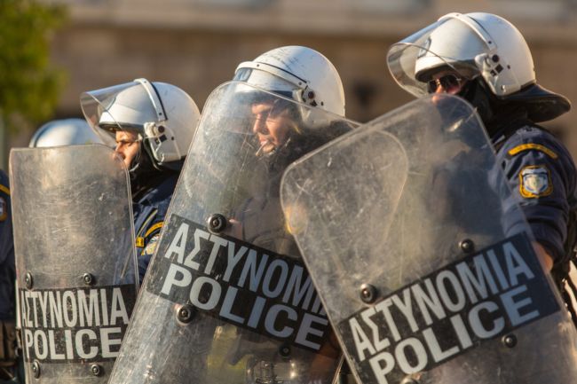 Řecká policie (ilustrační foto).