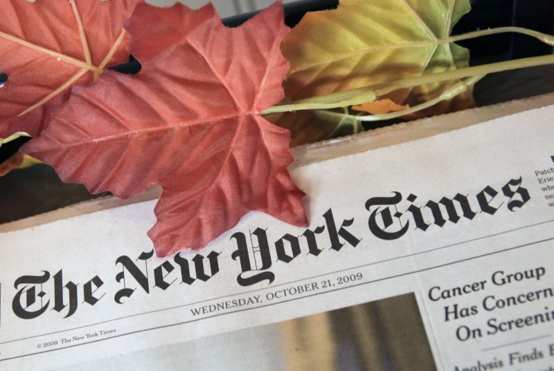The New York Times (ilustrační foto). The New York Times (ilustrační foto).