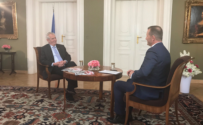 Miloš Zeman (vlevo) a Jaromír Soukup.