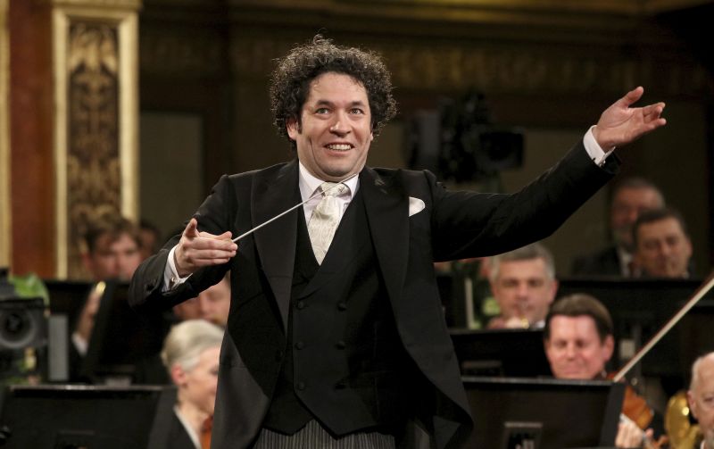 Venezuelský dirigent Gustavo Dudamel.