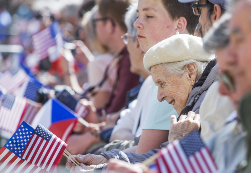 Plzeň si připomněla osvobození americkou armádou. Promluvil i veterán z války. Plzeň si připomněla osvobození americkou armádou. Promluvil i veterán z války.