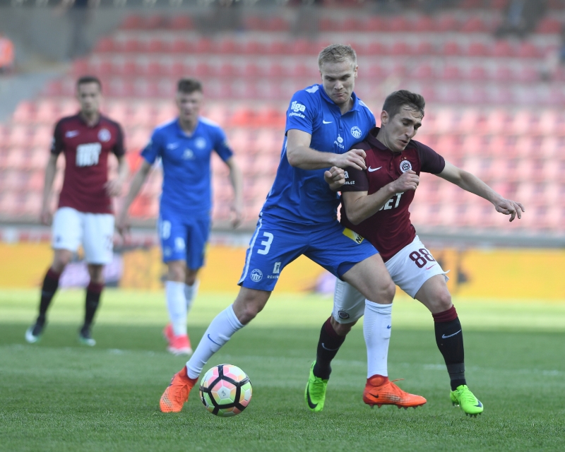 Sparta v zápase proti Liberci.