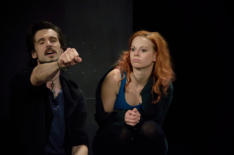Herci Jan Burda a Tereza Otavová. Herci Jan Burda a Tereza Otavová.