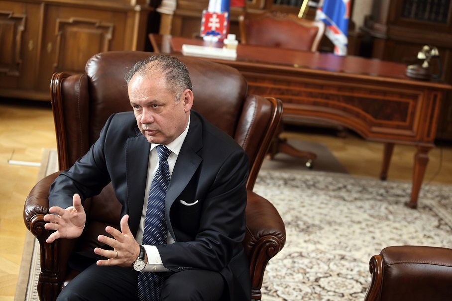 Slovenský prezident Andrej Kiska. Slovenský prezident Andrej Kiska.