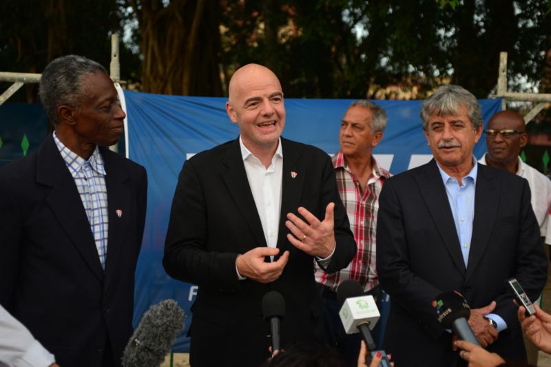 Předseda FIFA Gianni Infantino.