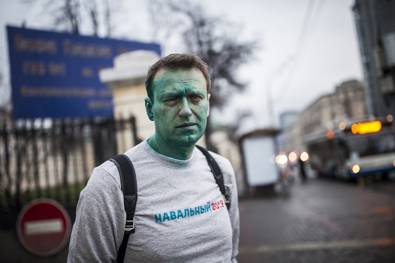 Ruský opoziční vůdce Alexej Navalnyj. Ruský opoziční vůdce Alexej Navalnyj.