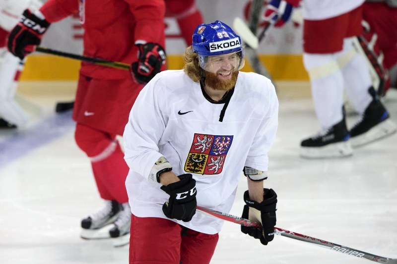 Jakub Voráček na tréninku. Jakub Voráček na tréninku.