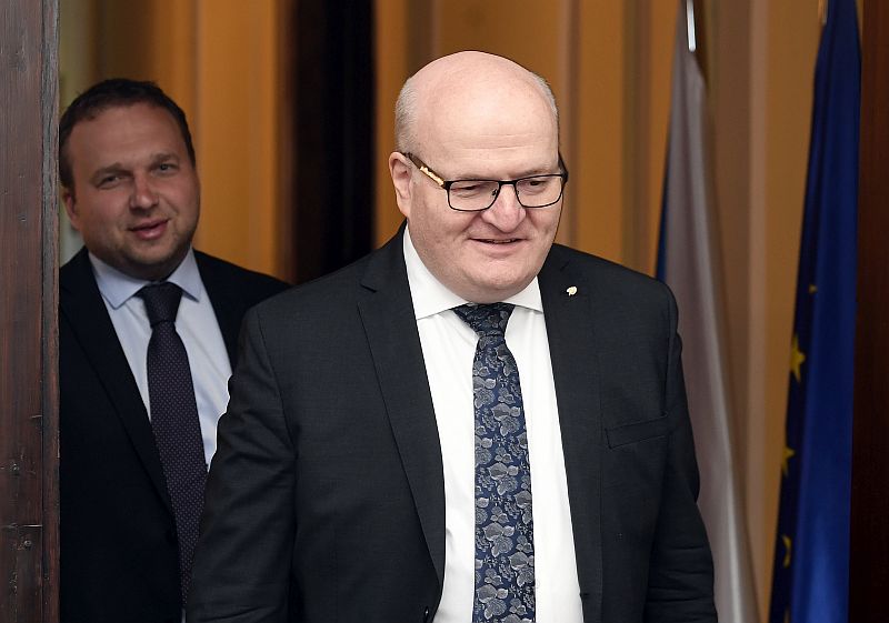 Lidovečtí ministři Marian Jurečka (vlevo) a Daniel Herman. Lidovečtí ministři Marian Jurečka (vlevo) a Daniel Herman.