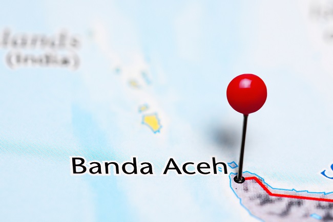 Zákrok proti mladým mužům se odehrál ve městě Banda Aceh.