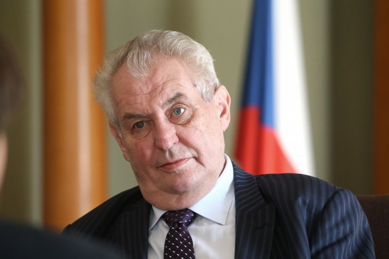 Prezident Miloš Zeman. Prezident Miloš Zeman.
