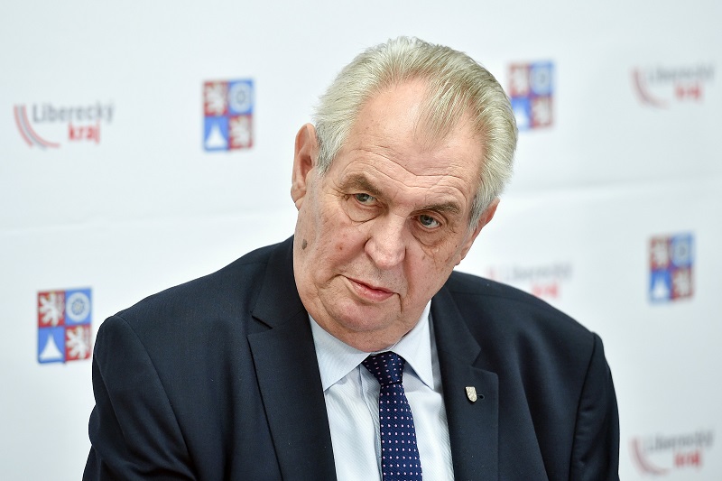 Prezident Miloš Zeman. Prezident Miloš Zeman.