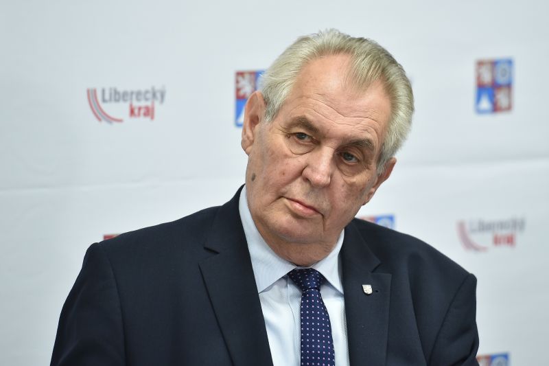 Prezident Miloš Zeman. Prezident Miloš Zeman.