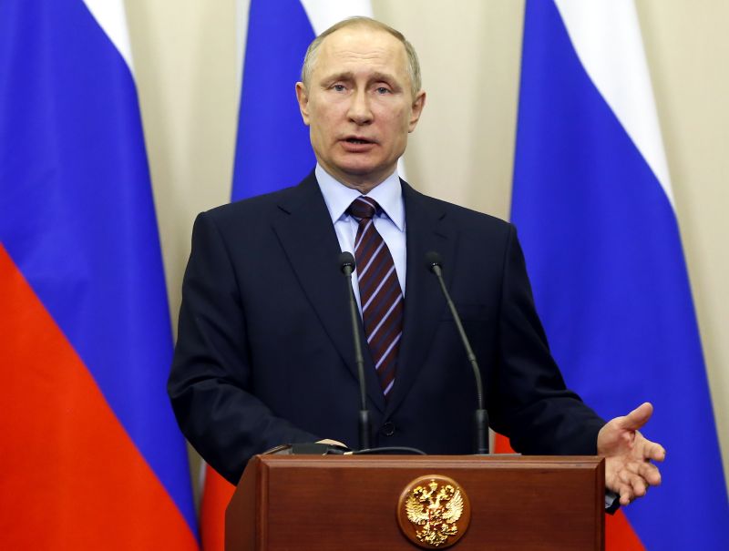 Ruský prezident Vladimír Putin. Ruský prezident Vladimír Putin.