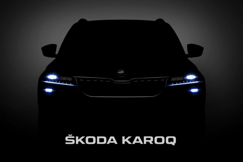 V celé své kráse se model Karoq ještě nepředstavuje, čeká na premiéru.