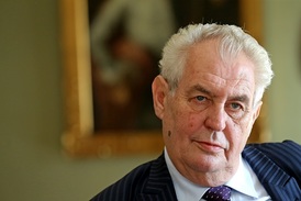Prezident Miloš Zeman.