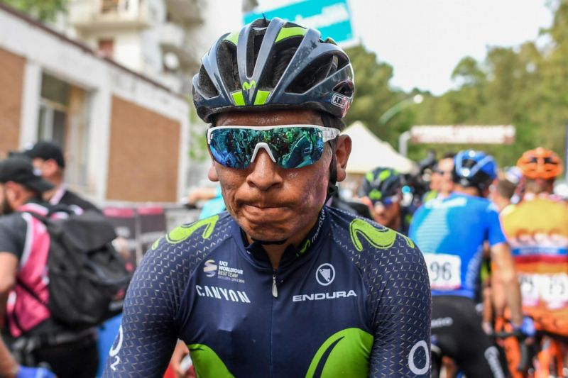 Cyklista Nairo Quintana. Cyklista Nairo Quintana.