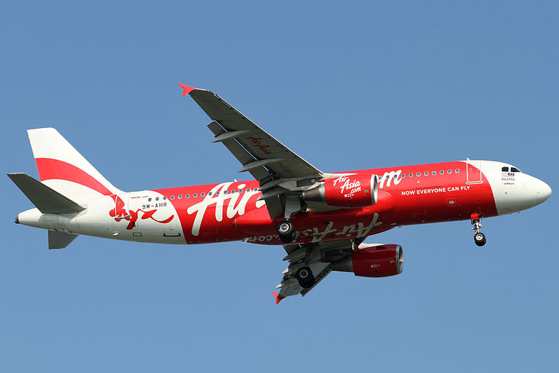 Letecká společnost AirAsia.