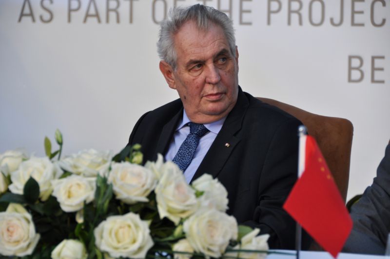 Prezident Miloš Zeman. Prezident Miloš Zeman.