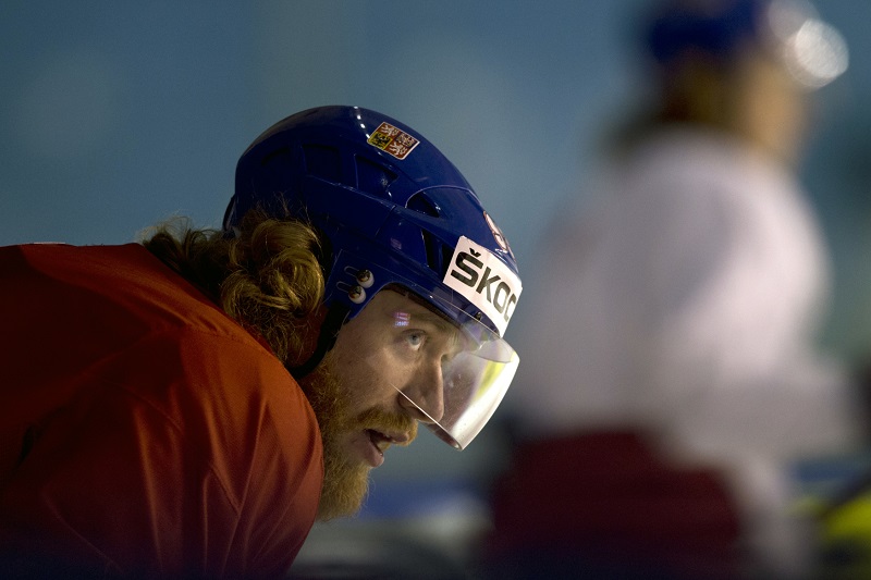 Kapitán českého týmu Jakub Voráček.