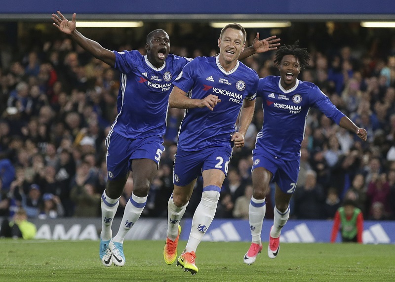 Anglický fotbalista a kapitán Chelsea John Terry.