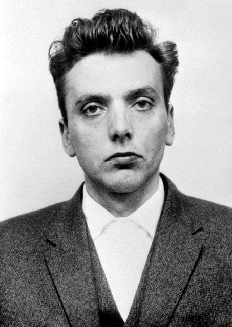 Ian Brady, jeden z milenecké dvojice sériových vrahů přezdívaných "vrahové z močálů".