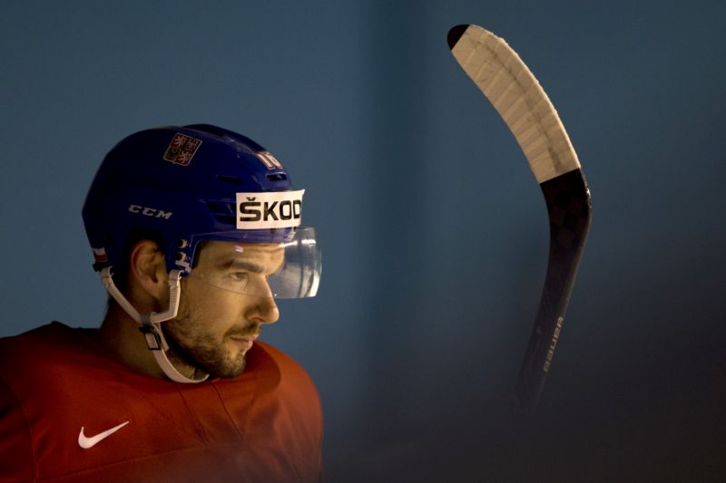 Michal Birner na tréninku české reprezentace. Michal Birner na tréninku české reprezentace.
