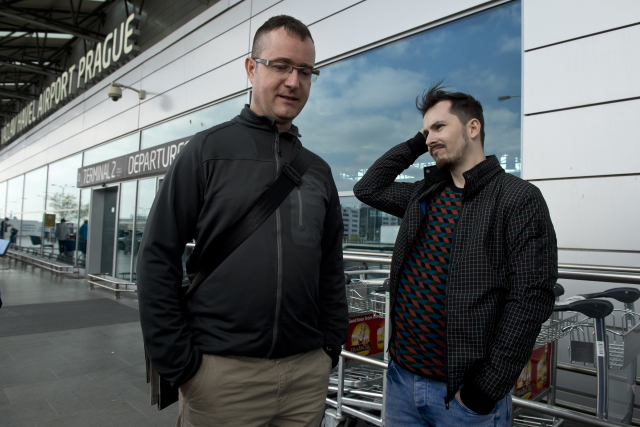 Ivan Buchta (vlevo) a Martin Pezlar. Ivan Buchta (vlevo) a Martin Pezlar.