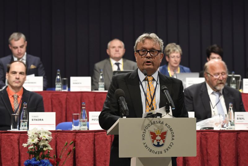 Prezident Hospodářské komory ČR Vladimír Dlouhý. 