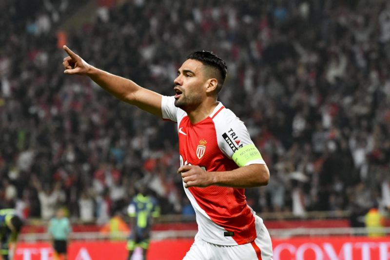 Kolumbijský útočník Radamel Falcao. Kolumbijský útočník Radamel Falcao.