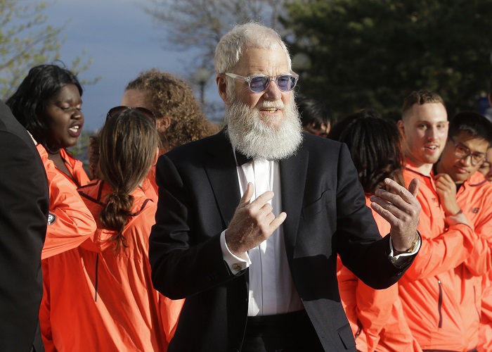 Americký moderátor David Letterman.