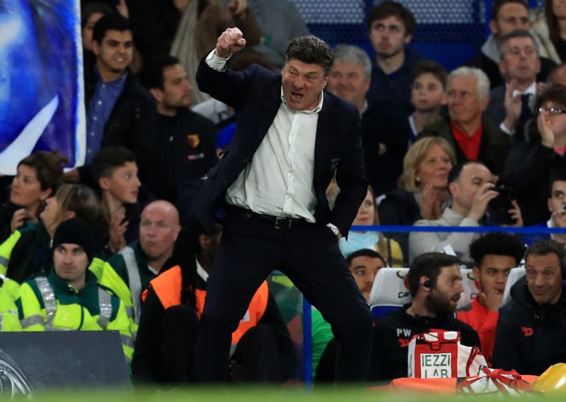 Trenér Watfordu Walter Mazzarri. 