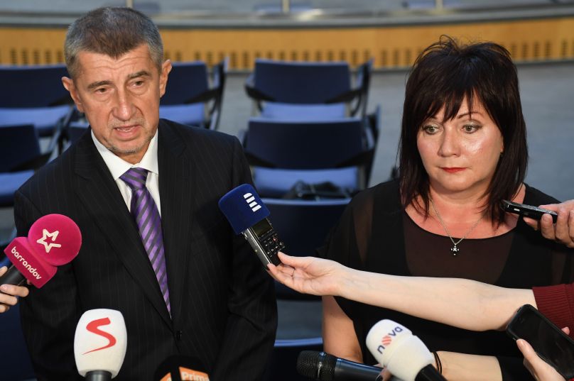 Alena Schillerová a Andrej Babiš.