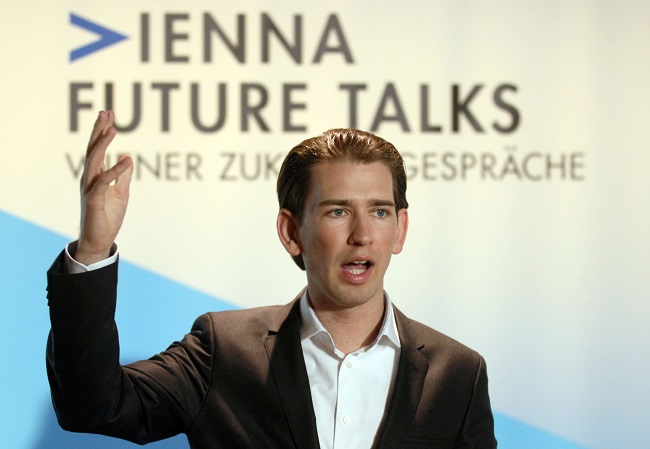Sebastian Kurz, předseda Lidové strany v Rakousku.