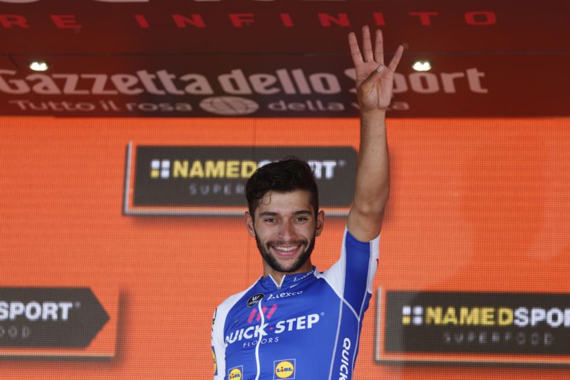 Cyklista Fernando Gaviria. 