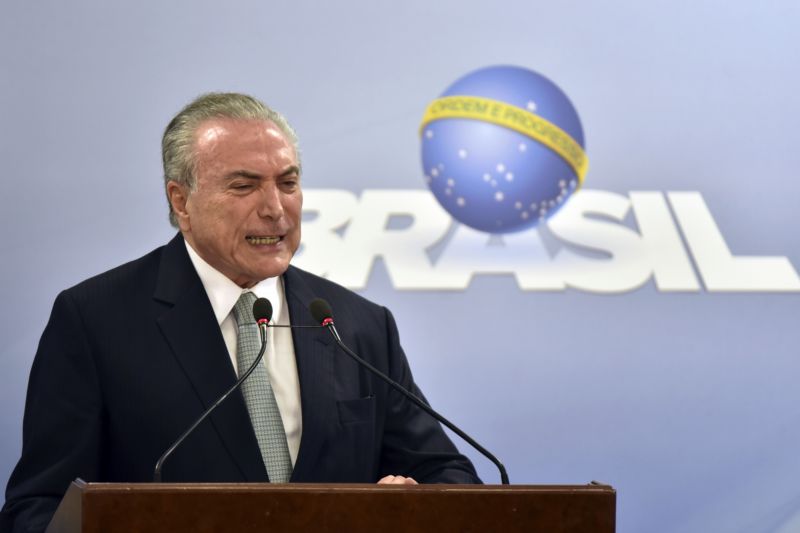 Brazilský prezident Michel Temer.