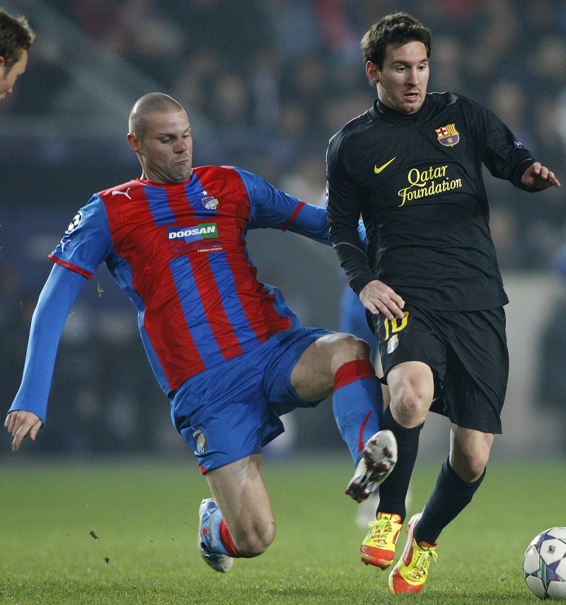 David Bystroň si zahrál i proti takovým velikánům, jako je Lionel Messi.