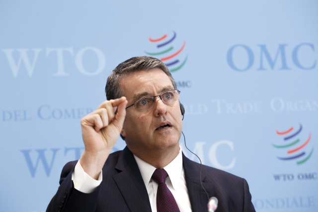 Generální ředitel WTO Roberto Azevedo.