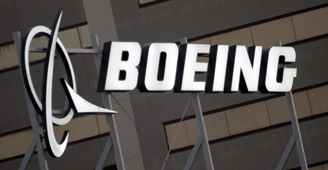 Logo společnosti Boeing.