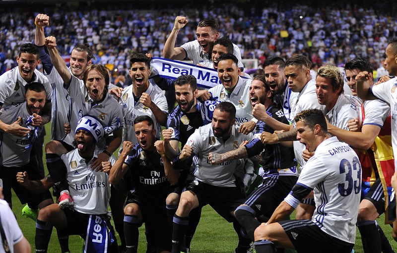 Fotbalisté Realu Madrid po pěti letech získali španělský titul.