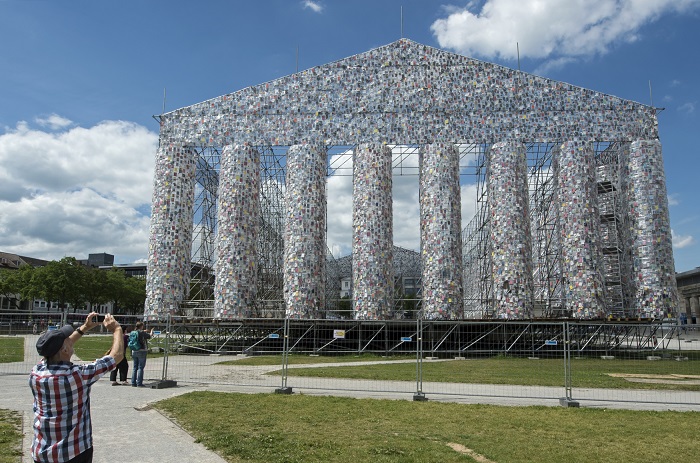 Parthenon knih ze zakázaných děl bude stát v Kasselu.