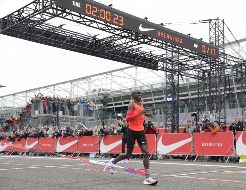 Olympijský šampion Eliud Kipchoge.