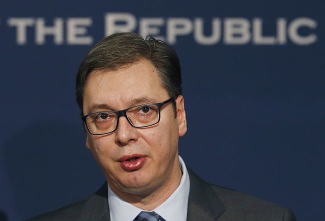Nově zvolený srbský prezident Aleksandar Vučić 