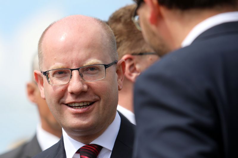 Premiér a předseda ČSSD Bohuslav Sobotka.